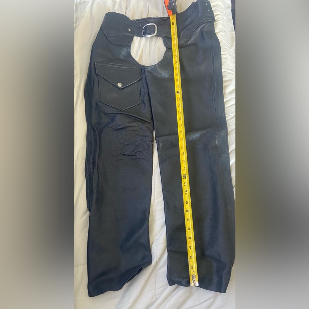 Women’s custom leather chaps